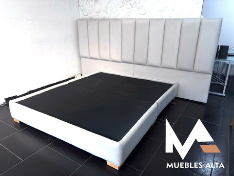 CAMA RALLAS CON NOCHEROS EN POLIURETANO