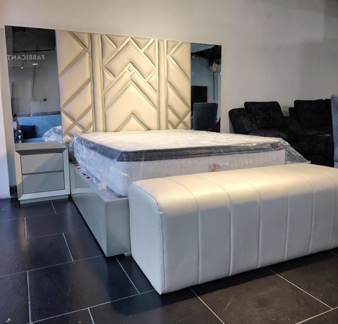 CAMA GOLD CON PIECERO