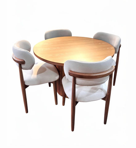 COMEDOR AURA EN ROBLE 4 PUESTOS
