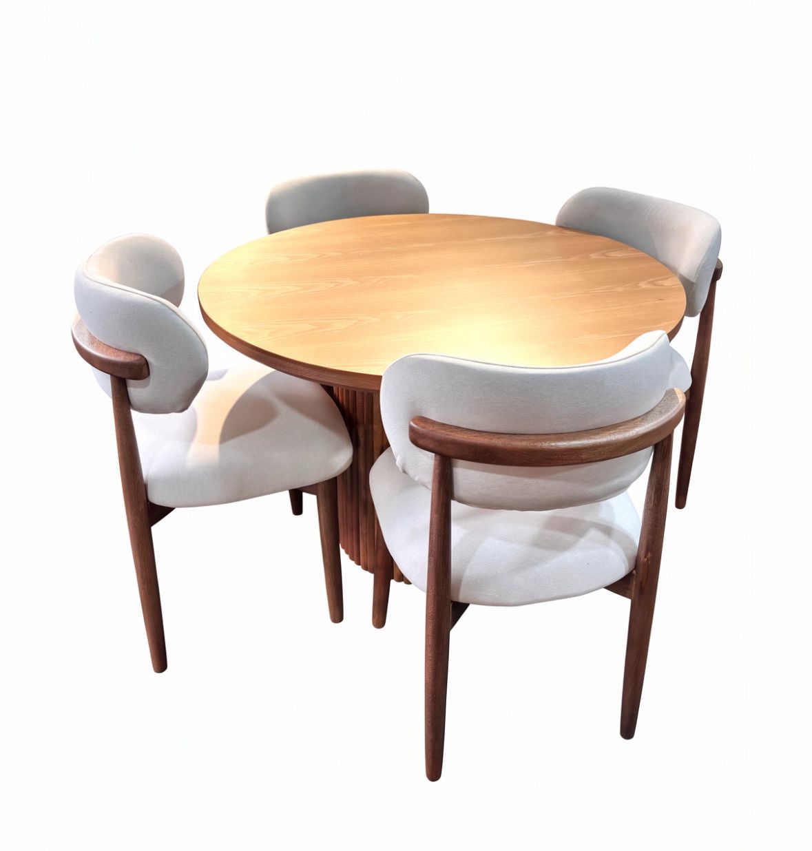 COMEDOR AURA EN ROBLE 4 PUESTOS