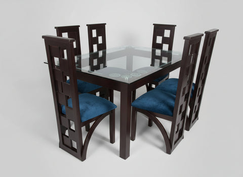 COMEDOR PATERANA EN PINO MACIZO  6 PUESTOS