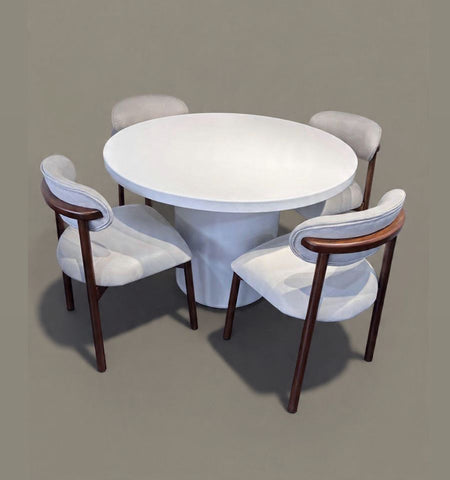COMEDOR AURA EN ROBLE 4 PUESTOS