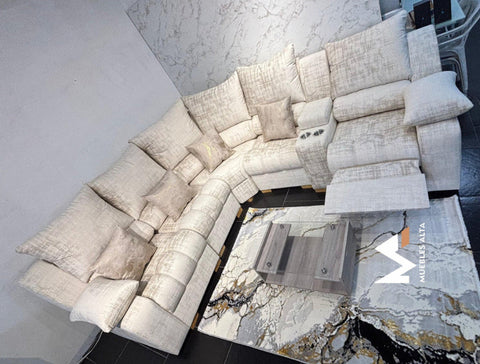 SALA VERORA CON RECLINABLE ELECTRICO.
