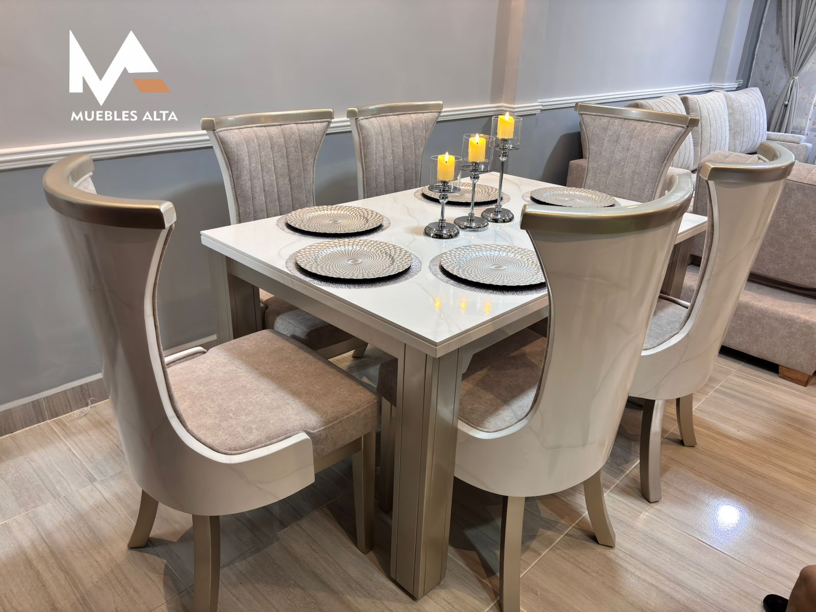 COMEDOR LUXA 6 PUESTOS