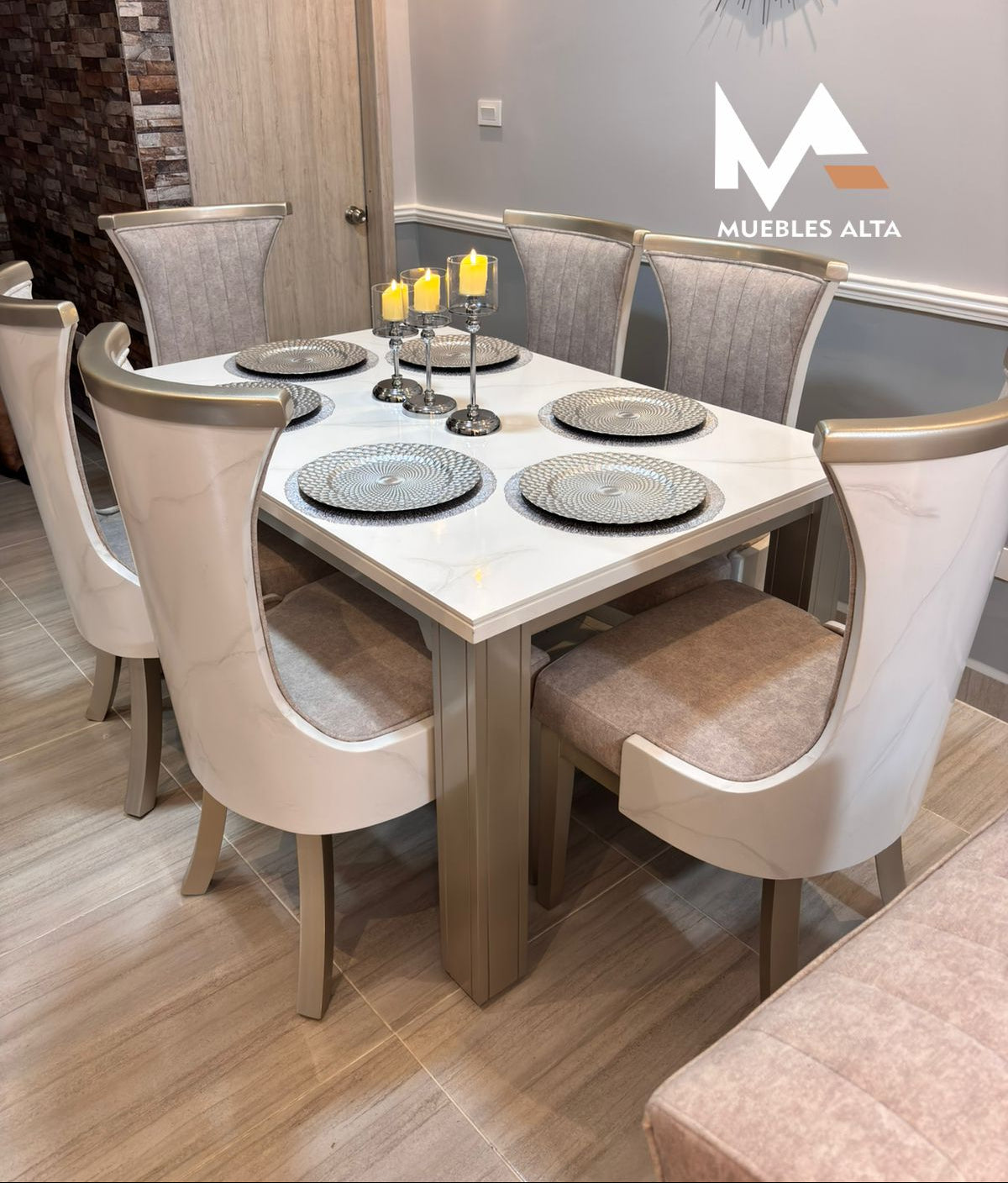 COMEDOR LUXA 6 PUESTOS