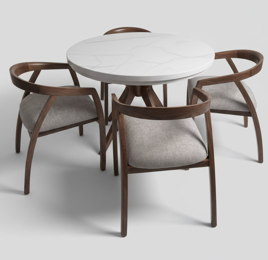 COMEDOR REDONDO EN ROBLE