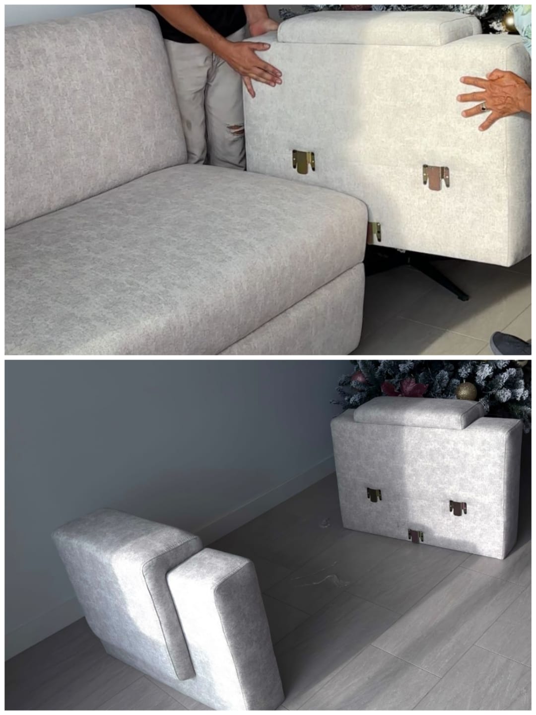 SALA CAMA MULTIFUNCIONAL CON BRAZOS REMOVIBLES