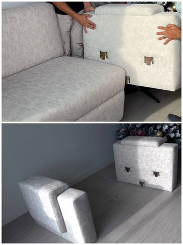 SALA CAMA MULTIFUNCIONAL CON BRAZOS REMOVIBLES