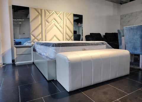 CAMA GOLD CON PIECERO