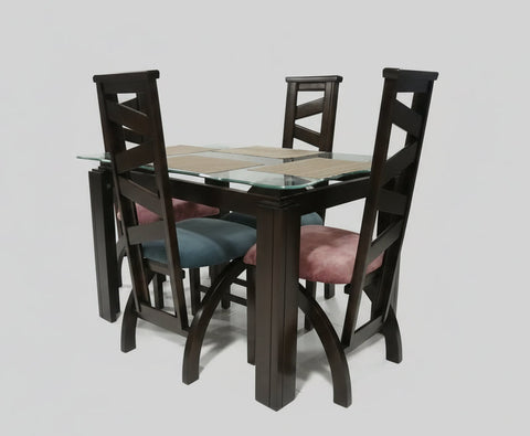 COMEDOR PATERANA EN PINO MACIZO  4 PUESTOS