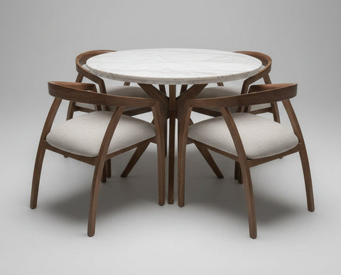 COMEDOR REDONDO EN ROBLE