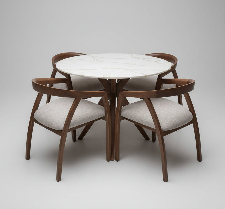 COMEDOR REDONDO EN ROBLE