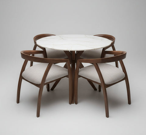 COMEDOR REDONDO EN ROBLE