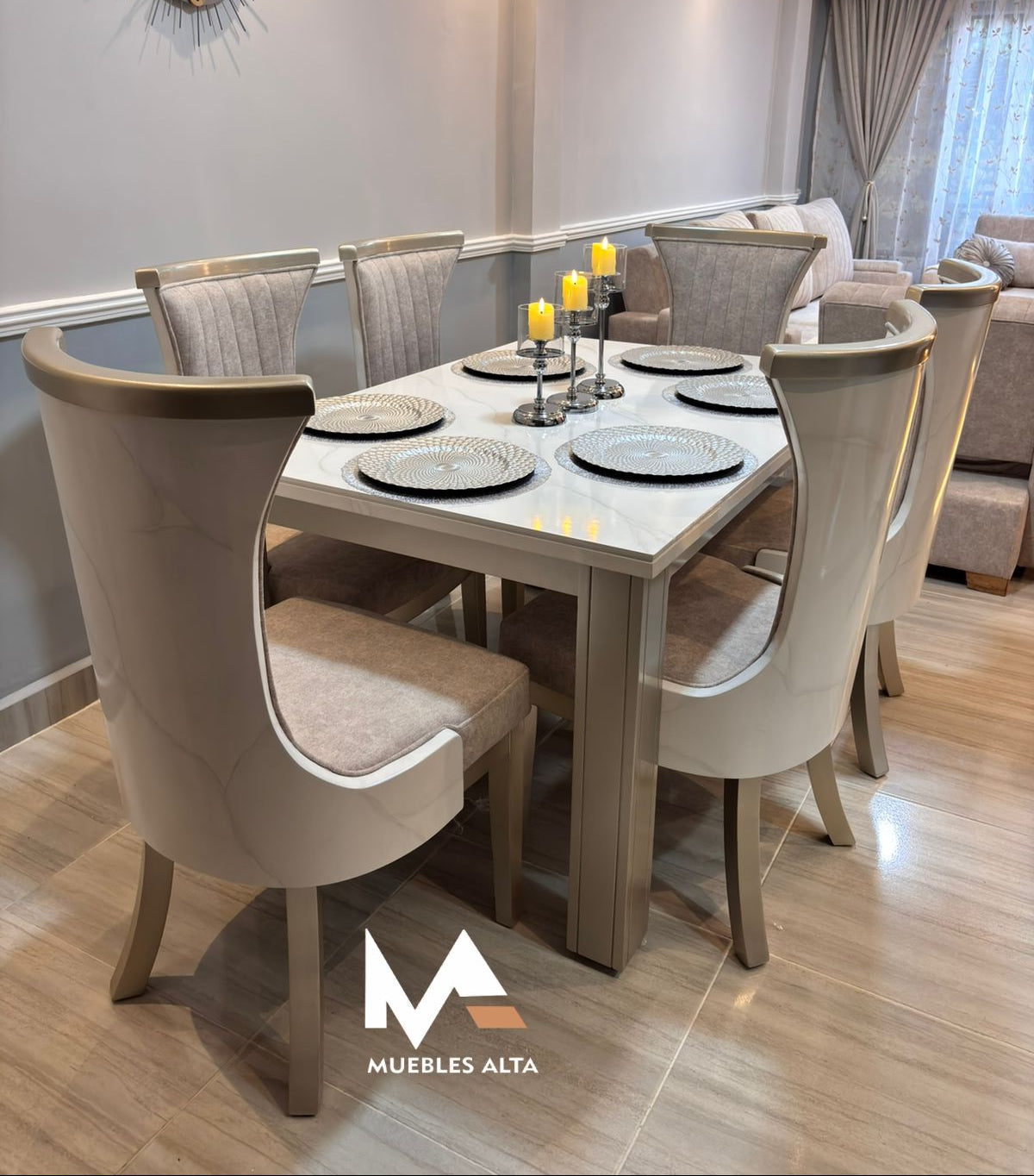COMEDOR LUXA 6 PUESTOS