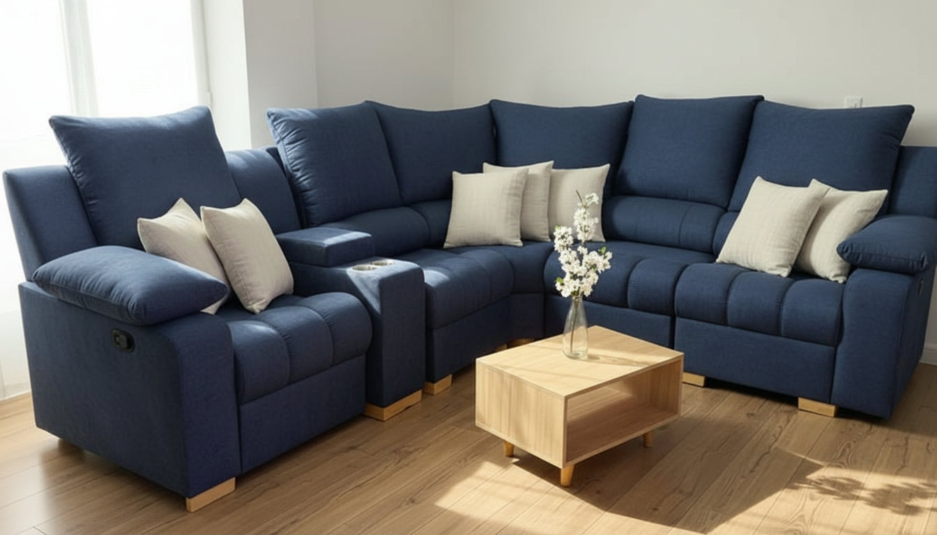 SALA VERORA CON 1 SILLA RECLINABLE MANUAL